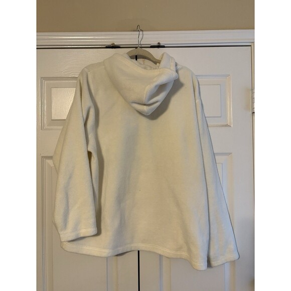 Vintage Disney Grumpy Fleece Hoodie Pullover XL Snow White Dwarf Sherpa Cream - Picture 5 of 11